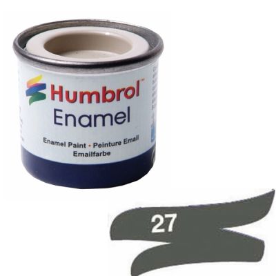 14 ml Matt sea grey enamel Humbrol