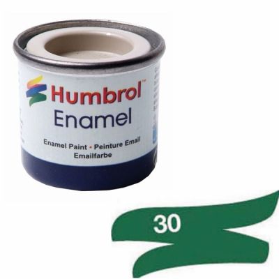 14 ml Matt Dark Green enamel Humbrol