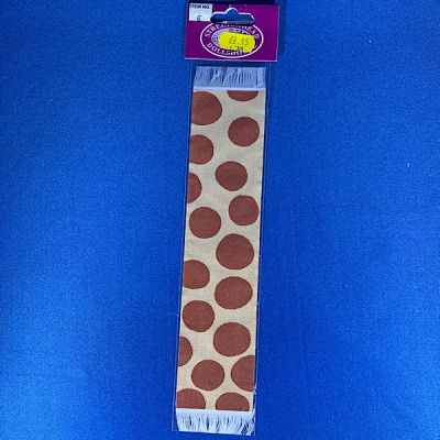 Runner 25 x 5mm Spots Brown