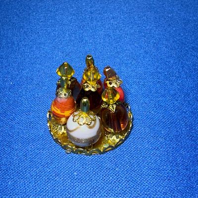 Handmade Perfume Set Brown