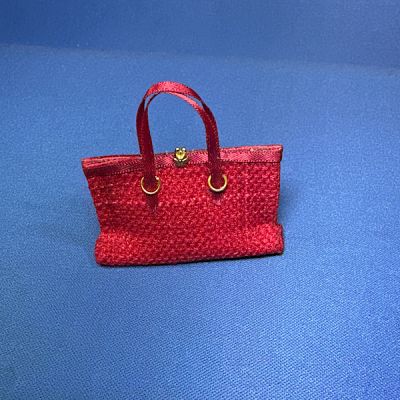 Medium Travel Bag Red Handmade in UK