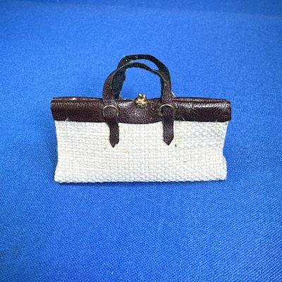 Large Travel Bag Cream Handmade in UK