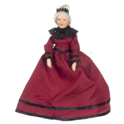 Victorian Grandma in Red