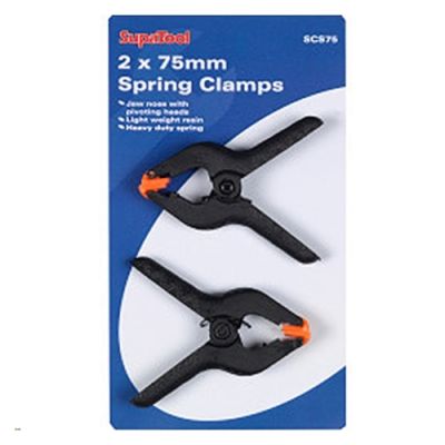 Spring Clamps (2x75mm)