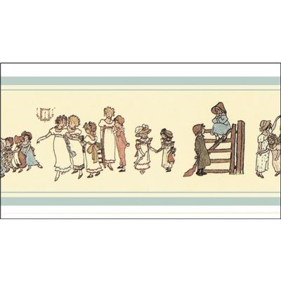 Kate Greenaway Blue Border